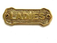 1904- DOOR SIGN LADIES