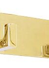 1355 5-1/2″ (140mm) Double Square Hook Robe/Coat Hook